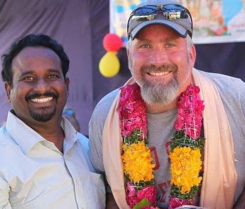 Chris on a mission trip